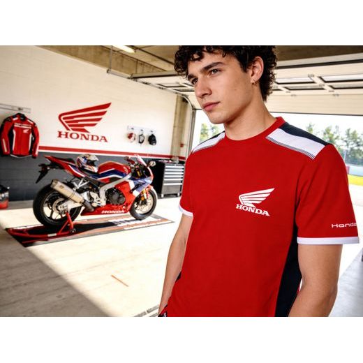 HONDA TEE-SHIRT RACING MAN RED - TRIČKA - NA MOTORKÁŘE