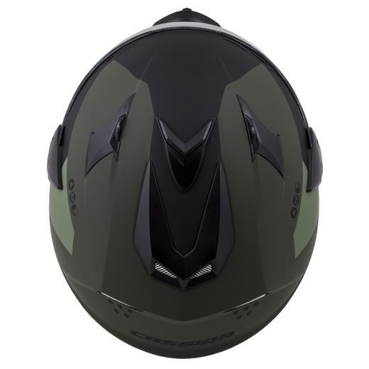 PŘILBA TOUR 1.1 SPECTRE, CASSIDA (ZELENÁ ARMY MATNÁ/ŠEDÁ/ČERNÁ, PLEXI S PŘÍPRAVOU PRO PINLOCK) - ENDURO HELMY - NA MOTORKÁŘE