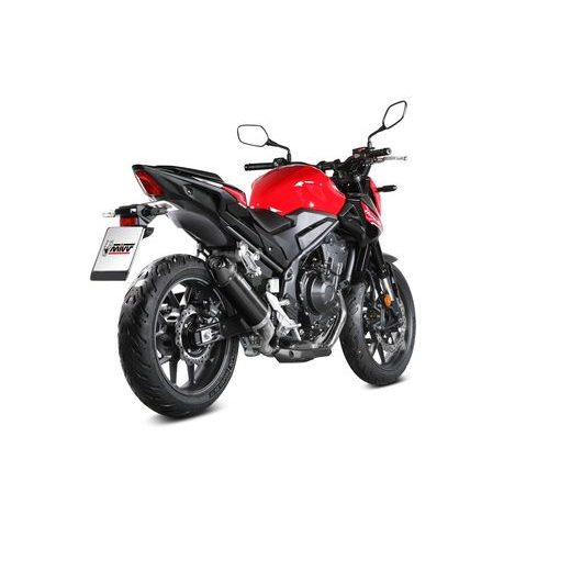 KONCOVKA VÝFUKU MIVV AK-1 H.093.LZK ČERNÝ S UHLÍKOVOU KONCOVKOU - KONCOVKY VÝFUKU - NA MOTORKU