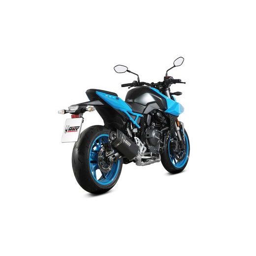 VÝFUK KOMPLETNÍ 2X1 MIVV SR-1 S.063.LR1XB ČERNÁ - KONCOVKY VÝFUKU - NA MOTORKU