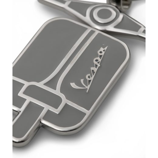 KLÍČENKA VESPA - ŠEDÁ - KLÍČENKY - NA MOTORKÁŘE