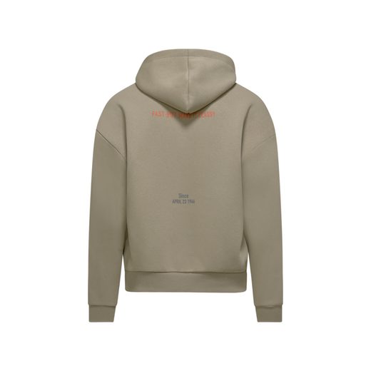 VESPA MIKINA S KAPUCÍ JERSEY - BÉŽOVÁ - MIKINY - NA MOTORKÁŘE