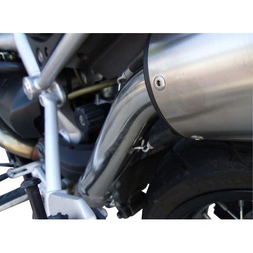 KONCOVKA VÝFUKU SLIP-ON GPR ALBUS GU.29.CAT.ALB LESKLÁ BÍLÁ PRO MOTO GUZZI STELVIO 1200 2008-2010 - KONCOVKY VÝFUKU - NA MOTORKU