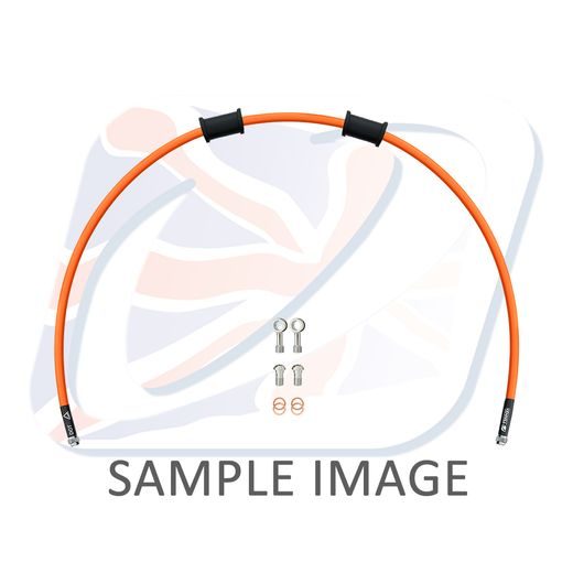 HADICE ZADNÍ BRZDY VENHILL POWERHOSEPLUS SUZ-7020RS-OR (1 HADICE V SADĚ) ORANŽOVÉ HADICE, NEREZOVÉ KONCOVKY - LANKA A HADICE - NA MOTORKU