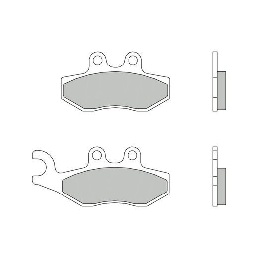 BRZDOVÉ DESTIČKY BREMBO 07056 BRZDOVÉ DESTIČKY PRO SKÚTRY CC