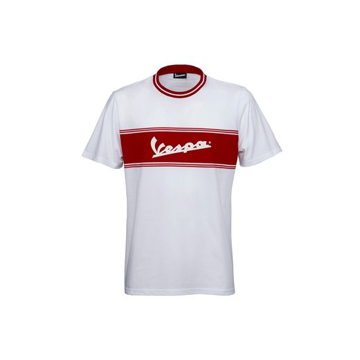 PÁNSKÉ TRIČKO VESPA RACING SIXTIES - BÍLÁ - TRIČKA - NA MOTORKÁŘE