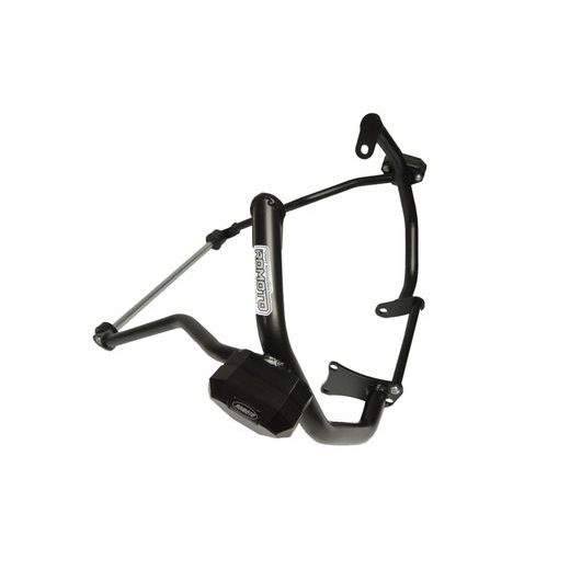 OCHRANNÉ RÁMY MOTORU RDMOTO CF82KD MATNÁ ČERNÁ - PADACÍ RÁMY - NA MOTORKU