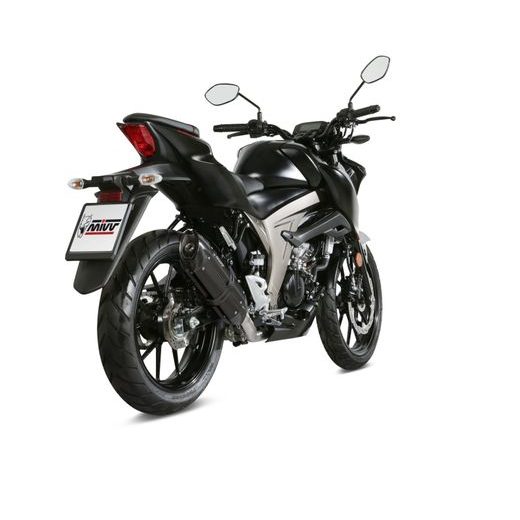 VÝFUK KOMPLETNÍ 1X1 MIVV SUONO S.055.L9 ČERNÁ OCEL - VÝFUKY - NA MOTORKU