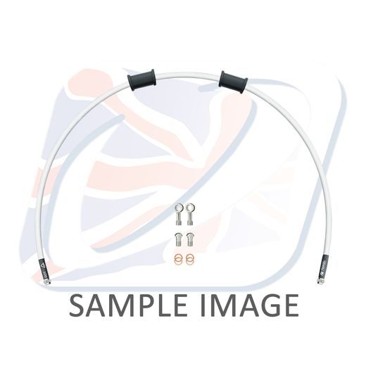 HADICE ZADNÍ BRZDY VENHILL POWERHOSEPLUS HON-7018RS-WT (1 HADICE V SADĚ) BÍLÉ HADICE, NEREZOVÉ KONCOVKY - LANKA A HADICE - NA MOTORKU