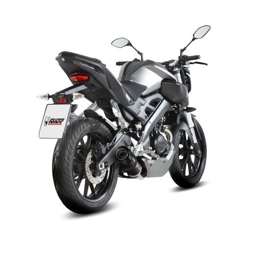 VÝFUK KOMPLETNÍ 1X1 MIVV GP Y.047.LXBC ČERNÝ S UHLÍKOVOU KONCOVKOU - VÝFUKY - NA MOTORKU