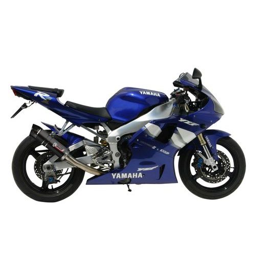 KONCOVKA VÝFUKU MIVV GP Y.001.LXBC ČERNÝ S UHLÍKOVOU KONCOVKOU - KONCOVKY VÝFUKU - NA MOTORKU