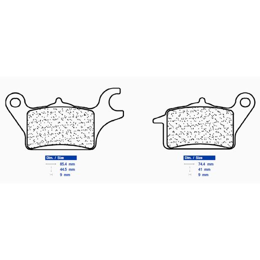 BRZDOVÉ DESTIČKY CL BRAKES 3106 MSC