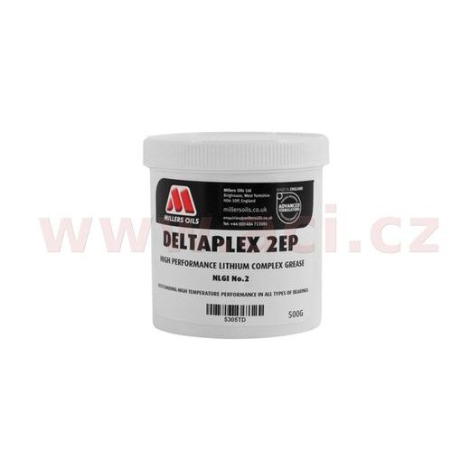 MILLERS OILS DELTAPLEX 2EP - ODOLNÉ MAZIVO PRO VŠEOBECNÉ POUŽITÍ VČETNĚ LOŽISEK KOL 500 G - OSTATNÍ MAZIVA - NA MOTORKU