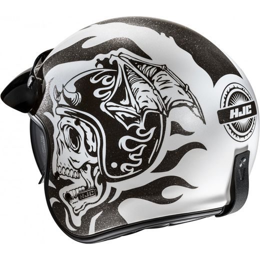 HJC PŘILBA V31 FLAME MC5 - OTEVŘENÉ HELMY - NA MOTORKÁŘE