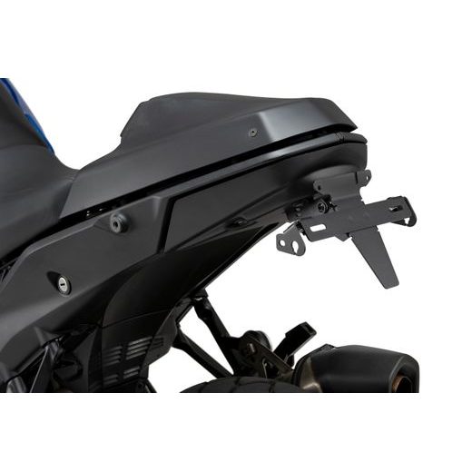 NASTAVITELNÝ DRŽÁK SPZ PUIG 22350N ČERNÝ - PLEXI ŠTÍTY - NA MOTORKU
