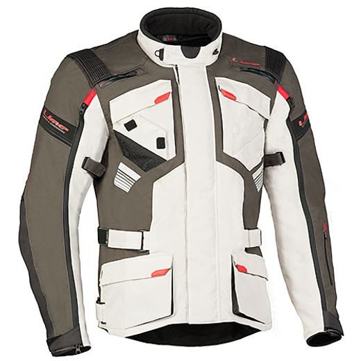 TEXTILNÍ TŘÍVRSTVÁ BUNDA MBW GT ADVENTURE JACKET - BÉŽOVÁ