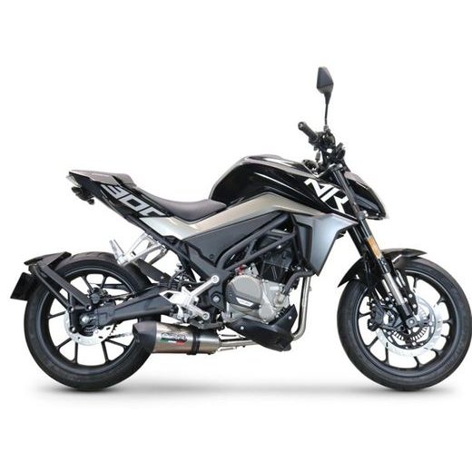 VÝFUK KOMPLETNÍ GPR NEW GRAND PRIX EVO TITANIUM E5.CF.8.CAT.GPAN.TO BROUŠENÝ TITAN ZAHRNUJE ODNÍMATELNÝ DB KILLER A KATALYZÁTOR - VÝFUKY - NA MOTORKU