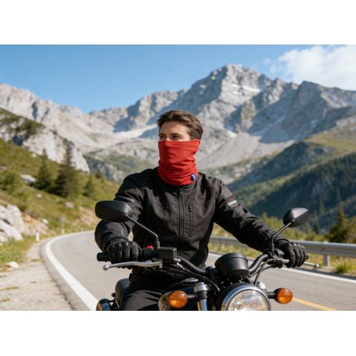 BMW NÁKRČNÍK GS - ČERVENÁ - DÁRKY PRO FANOUŠKY BMW - NA MOTORKÁŘE