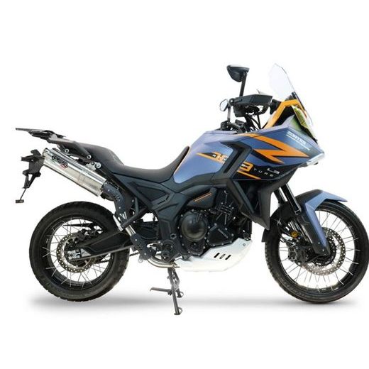 KONCOVKA VÝFUKU SLIP-ON GPR TRIOVAL Z.19.TRI LEŠTĚNÁ NEREZOVÁ OCEL ZAHRNUJE SPOJOVACÍ SVOD A ODNÍMATELNÝ DB KILLER - KONCOVKY VÝFUKU - NA MOTORKU