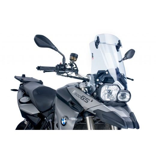 PLEXI ŠTÍT PUIG TOURING WITH VISOR 5914W PRŮHLEDNÝ - PLEXI ŠTÍTY - NA MOTORKU