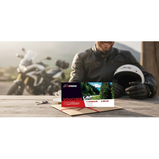 DÁRKOVÝ POUKAZ K2 MOTO - 🎁 DÁRKY PRO MOTORKÁŘE - NA MOTORKÁŘE