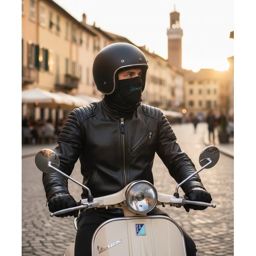 NÁKRČNÍK VESPA - ČERNÁ - NÁKRČNÍKY - NA MOTORKÁŘE