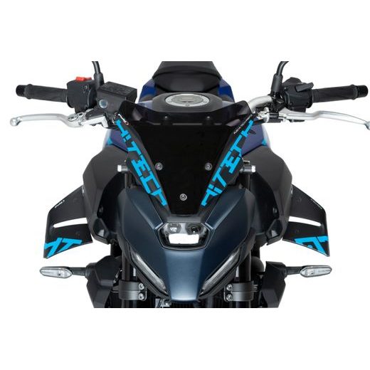SPOILERY PUIG D12 22416S GRAPHICS - PLEXI ŠTÍTY - NA MOTORKU