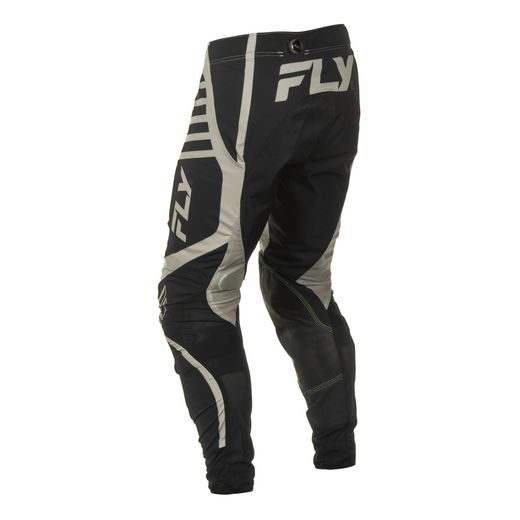 KALHOTY LITE, FLY RACING - USA 2025 (ČERNÁ/ŠEDÁ) - MOTOKROSOVÉ KALHOTY - NA MOTORKÁŘE