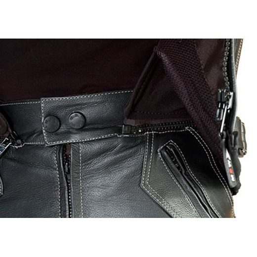 KOŽENÉ KALHOTY NA MOTOCYKL MBW PATRIGO - ČERNÉ - KOŽENÉ KALHOTY - NA MOTORKÁŘE