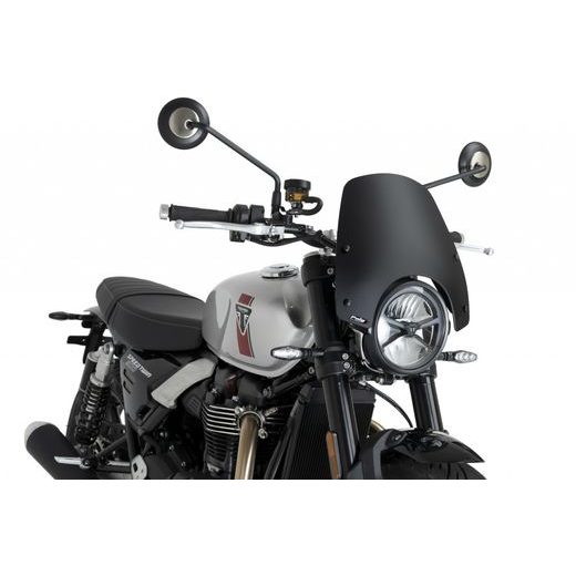 PLEXI ŠTÍT PUIG NEW GEN. SPORT 22618J MATNÁ ČERNÁ - PLEXI ŠTÍTY - NA MOTORKU