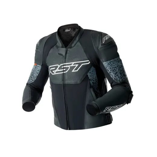 PÁNSKÁ KOŽENÁ BUNDA - RST 103648 PRO SERIES SUPERSPORT-K D3O - ŠEDÁ - KOŽENÉ BUNDY - NA MOTORKÁŘE