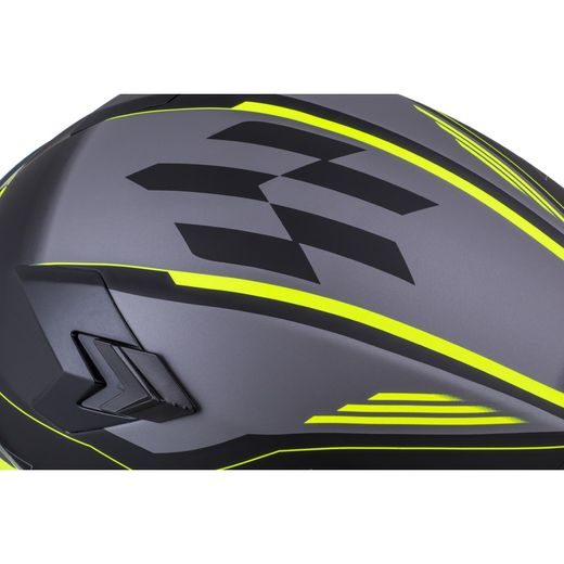 CASSIDA HELMA INTEGRAL 3.0 ROXOR - ŽLUTÁ - SE SLUNEČNÍ CLONOU - NA MOTORKÁŘE