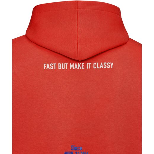 MIKINA S KAPUCÍ VESPA DEC - ČERVENÁ - MIKINY - NA MOTORKÁŘE