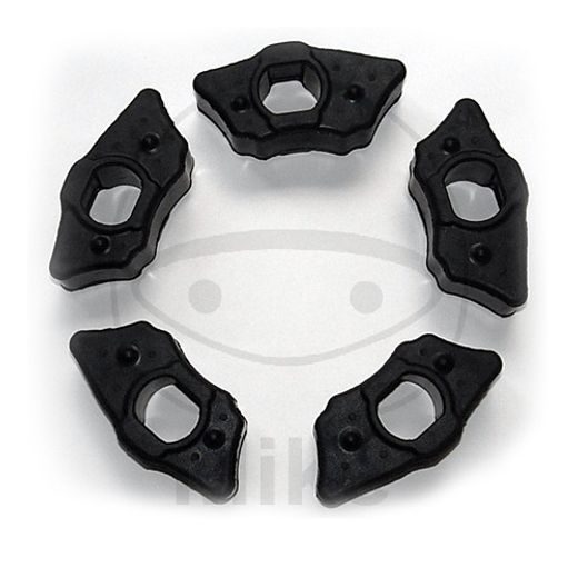 SADA TLUMIČŮ ZÁBĚRU ZADNÍ ROZETY TOURMAX 5 DÍLNÁ SADA - ROZETY - NA MOTORKU
