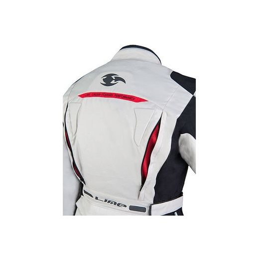 CESTOVNÍ TEXTILNÍ TŘÍVRSTVÁ BUNDA MBW ARON - BÉŽOVÁ - TEXTILNÍ BUNDY - NA MOTORKÁŘE