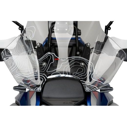 PLEXI ŠTÍT PUIG TOURING PLUS 21795S GRAPHIC - PLEXI ŠTÍTY - NA MOTORKU