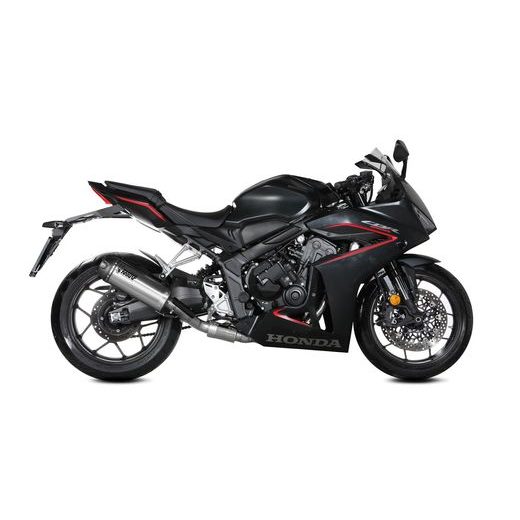 VÝFUK KOMPLETNÍ 4X2X1 MIVV AK-1 H.094.K4K TITAN S UHLÍKOVÝM KRYTEM - DVOJITÉ KONCOVKY VÝFUKU - NA MOTORKU