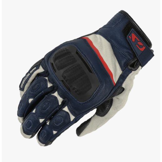 RUKAVICE BMW GS RALLYE - ČERVENÁ/MODRÁ - RUKAVICE - NA MOTORKÁŘE