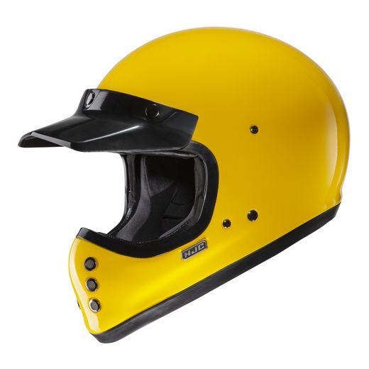 HJC PŘILBA V60 SOLID DEEP YELLOW - MOTOKROSOVÉ HELMY - NA MOTORKÁŘE