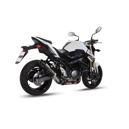 KONCOVKA VÝFUKU MIVV GP S.037.LXBC ČERNÝ S UHLÍKOVOU KONCOVKOU - KONCOVKY VÝFUKU - NA MOTORKU