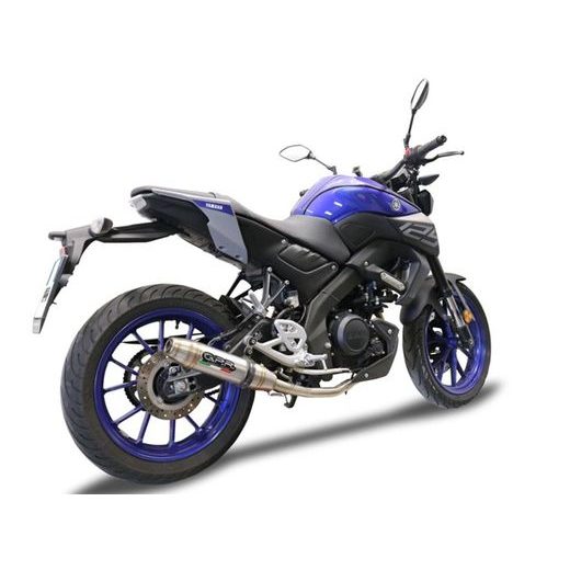 VÝFUK KOMPLETNÍ GPR DEEPTONE INOX Y.206.RACEDB.DE BROUŠENÁ NEREZOVÁ OCEL - VÝFUKY - NA MOTORKU