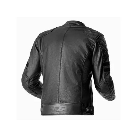 PÁNSKÁ KOŽENÁ BUNDA - RST 103639 HILLBERRY D3O - ČERNÁ - KOŽENÉ BUNDY - NA MOTORKÁŘE