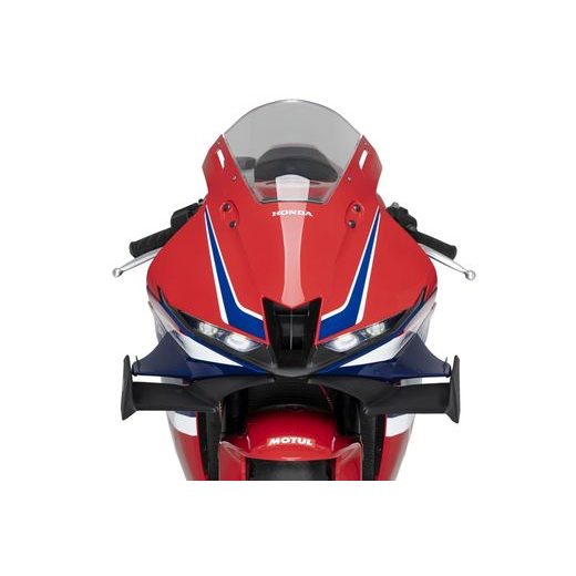 PŘEDNÍ SPOILERY PUIG GP 22192C KARBONOVÝ VZHLED - PLEXI ŠTÍTY - NA MOTORKU