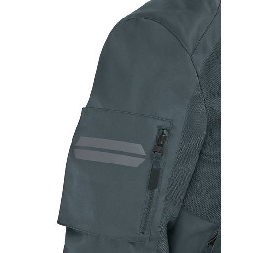 BUNDA BMW GLANDON AIR - ŠEDÁ - TEXTILNÍ BUNDY - NA MOTORKÁŘE