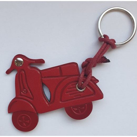 KLÍČENKA VESPA FABIONI - ČERVENÁ - DÁRKY PRO FANOUŠKY VESPA - NA MOTORKÁŘE