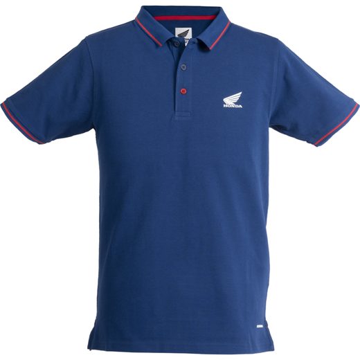 HONDA POLO TRIČKO WING - MODRÁ 2026 - DÁRKY PRO FANOUŠKY HONDA - NA MOTORKÁŘE