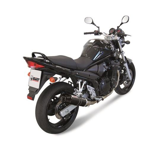 KONCOVKA VÝFUKU MIVV GP S.017.LXBC ČERNÝ S UHLÍKOVOU KONCOVKOU - KONCOVKY VÝFUKU - NA MOTORKU