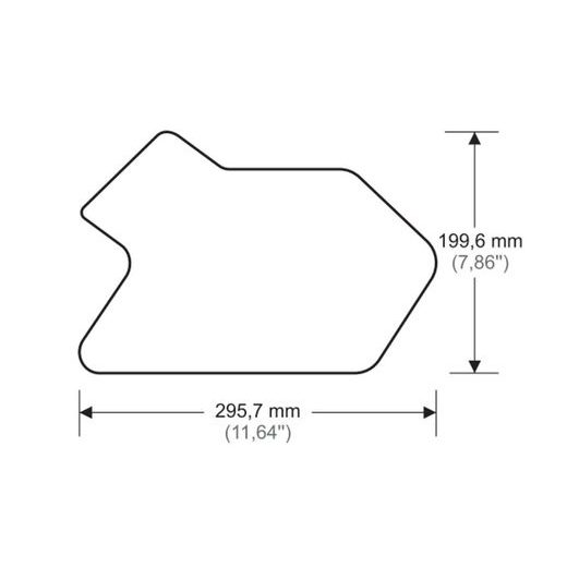 BOČNÍ CHRÁNIČE NÁDRŽE PUIG ANTI-SLIP 20063N ČERNÝ - TANKPADY NA MOTORKU - NA MOTORKU