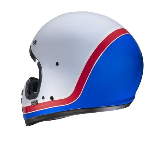 RETRO HELMA HJC V60 SCOBY MC21 - TRIKOLÓRA - INTEGRÁLNÍ HELMY - NA MOTORKÁŘE