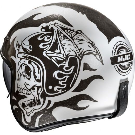 HJC PŘILBA V31 FLAME MC5 - OTEVŘENÉ HELMY - NA MOTORKÁŘE